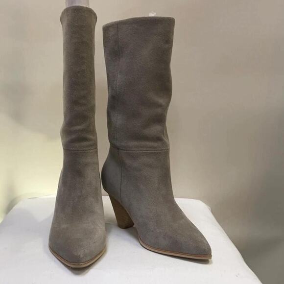 Jeffery campbell taupegrey suede ankle - Picture 3 of 8